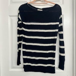 Ralph Lauren Denim & Supply Linen Boatneck Tunic Navy/Cream Stripe, size XS